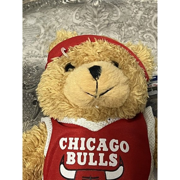 Chicago Bulls good stuff NBA Store Teddy bear 2011 13.5” Long With tags Plush - Picture 3 of 7
